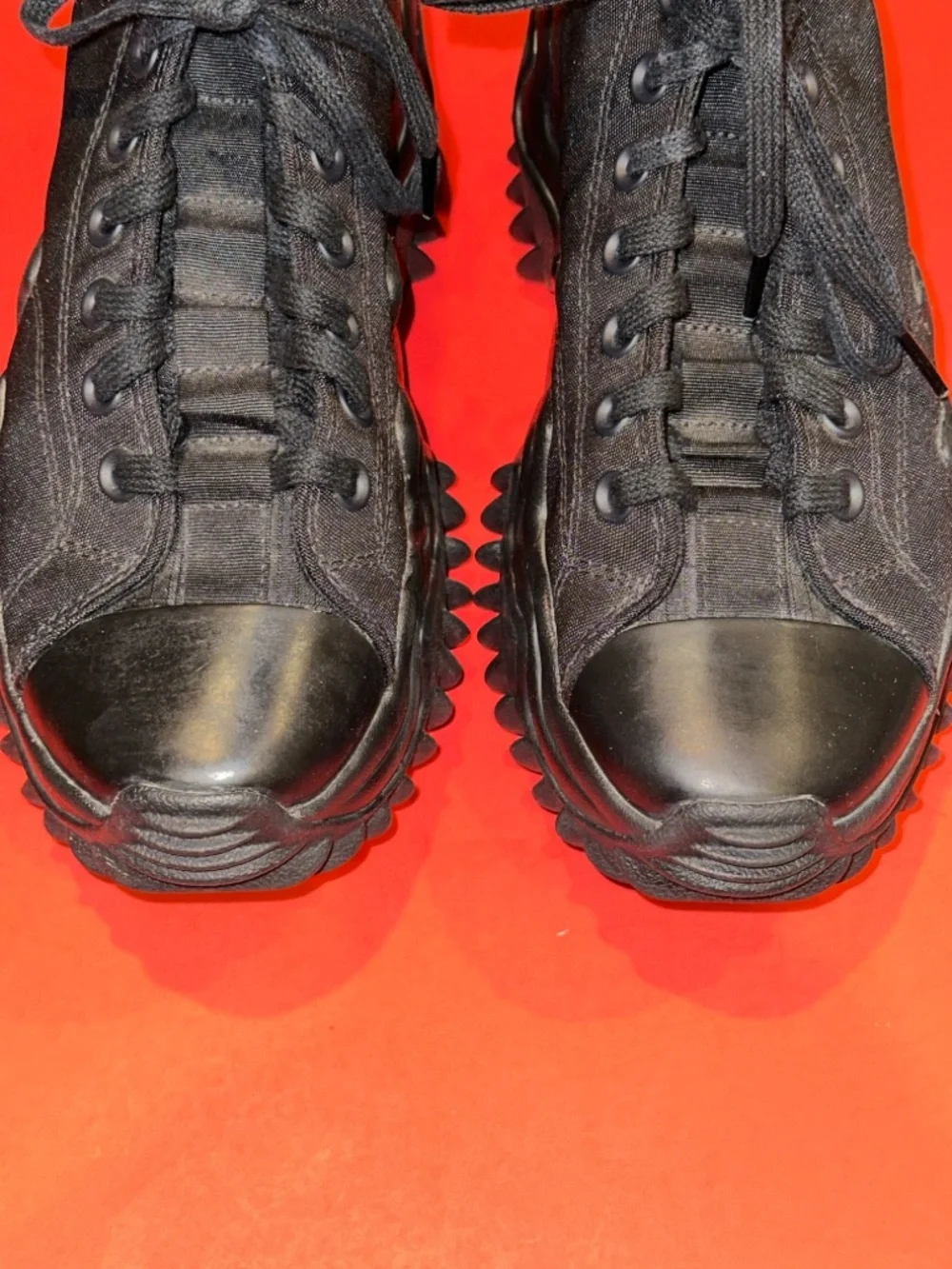 Converse Run Star Motion CX Workwear Triple Black Platform Men’s 7.5 Women’s 9 - Picture 3 of 10